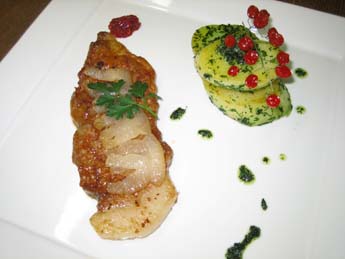Image : Mangalica pork blade flekken with Italian parsley potato