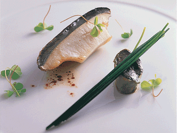 Lard confit of abalone