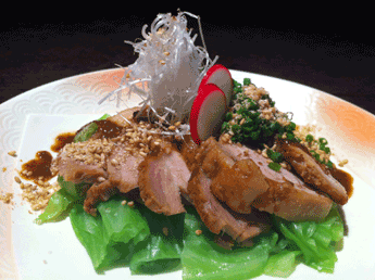 写真：マンガリッツァ豚ロース肉を使ったお料理レシピ「マンガリッツァ豚のもろみ漬け炙り焼き」