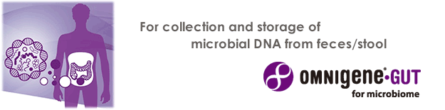 Self-collection kits of microbial DNA from feces OMNIgene®・GUT