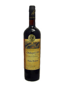 Dios Baco Oxford 1970 Pedro Ximenez ディオス・バコ　オックスフォード 1970　ペドロ・ヒメネス